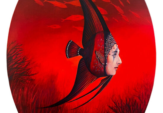 Incontri abissali, 75x53, 2023