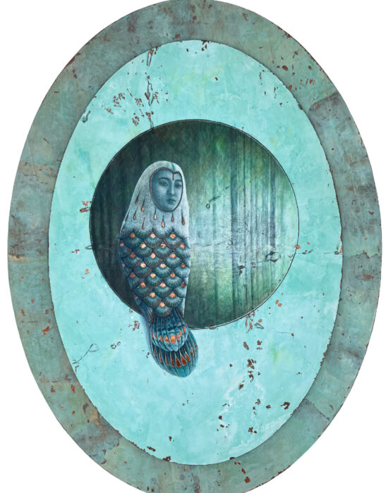 "Incontri insoliti", 100x70, 2020